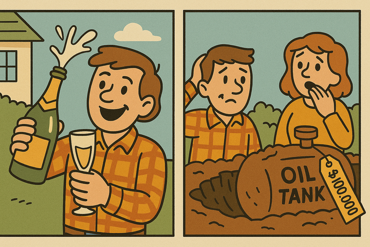 How to get $60K to clean up a buried oil tank
